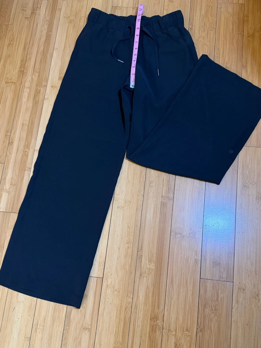 lululemon athletica Black Wide-Leg Drawstring Pants